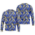 Casino Golf Pattern Blue Hawaiian Golf Polo Shirt, Golf Shirts For Men, Mens Golf Apparel