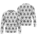 Sugar Skull Paisley Pattern Golf Polo Shirt, Hawaiian Golf Shirt, Golf Polo Shirts For Men