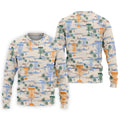 Beach Disc Golf Basket Pattern Polo Shirt, Hawaiian Golf Shirt, Golf Polo Shirts For Men
