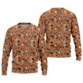 Southwest Desert Taco Skull Pattern Hawaiian Golf Shirt, Golf Tops For Women, Performance Golf Shirt