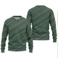 Autism Awareness Colorful Letters Seamless Pattern Golf Tops For Men, Polo Shirts For Men