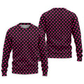 The Pink Taco Seamless Pattern Black Golf Shirt, Golf Tops For Men, Tacos Lover Golf Gift For Men