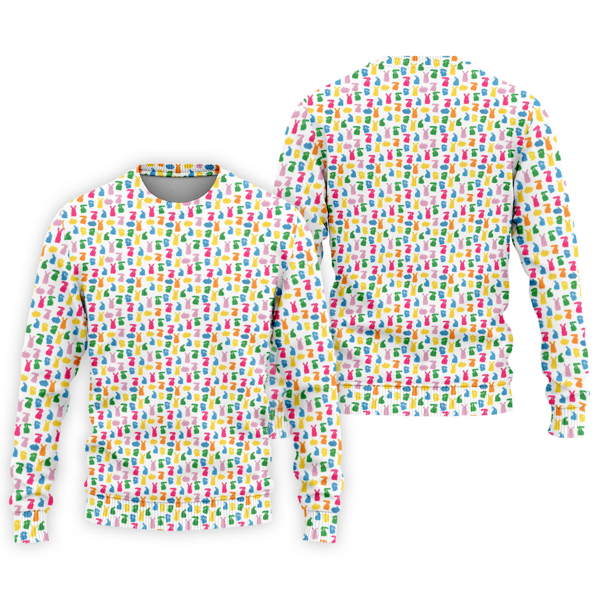 Bunny Hops Seamless Pattern Easter Golf Shirt, Golf Shirts For Men, Men's Funny Golf Shirts, Polo Shirts For Men