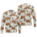 Tropical Palm Trees and Frosty Beer Mug Hawaiian Golf Polo, Golf Tops For Men, Golfing Apparel