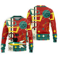 Geometric Abstraction Atomic Cat Hawaiian Golf Shirt, Retro Golf Shirt, Polo Shirts For Men