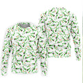 Dark Stout Beer St Patrick's Day Shamrocks White Golf Shirt, Polo Shirts For Men, Golf Shirts For Men