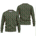 Six Seven Funny Christmas Green Golf Tops For Men, Christmas Golf Shirt, Men Golf Apparel