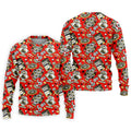 Casino Golf Pattern Red Hawaiian Golf Polo Shirt, Mens Golf Polo, Polo Shirts For Men