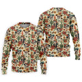 Day Of The Dead Sugar Skull Floral Polo Shirt, Mens Golf Polo, Hawaiian Golf Shirt