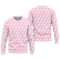 Hope Love Faith Pink Ribbon Breast Cancer Golf Shirt, Men's Golf Shirt, Mens Golf Apparel