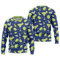 Margarita Cocktail Golf Shirt, Tropical Lime Drink Pattern, Golf Shirt For Men