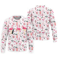 Par Then Bar Flamingo Golf Shirt, Tropical Party Polo Shirts For Men, Golf Shirts For Men