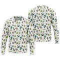 White Desert Golf Icons Pattern Golf Polo Shirt, Hawaiian Golf Shirt, Golf Polo Shirts For Men