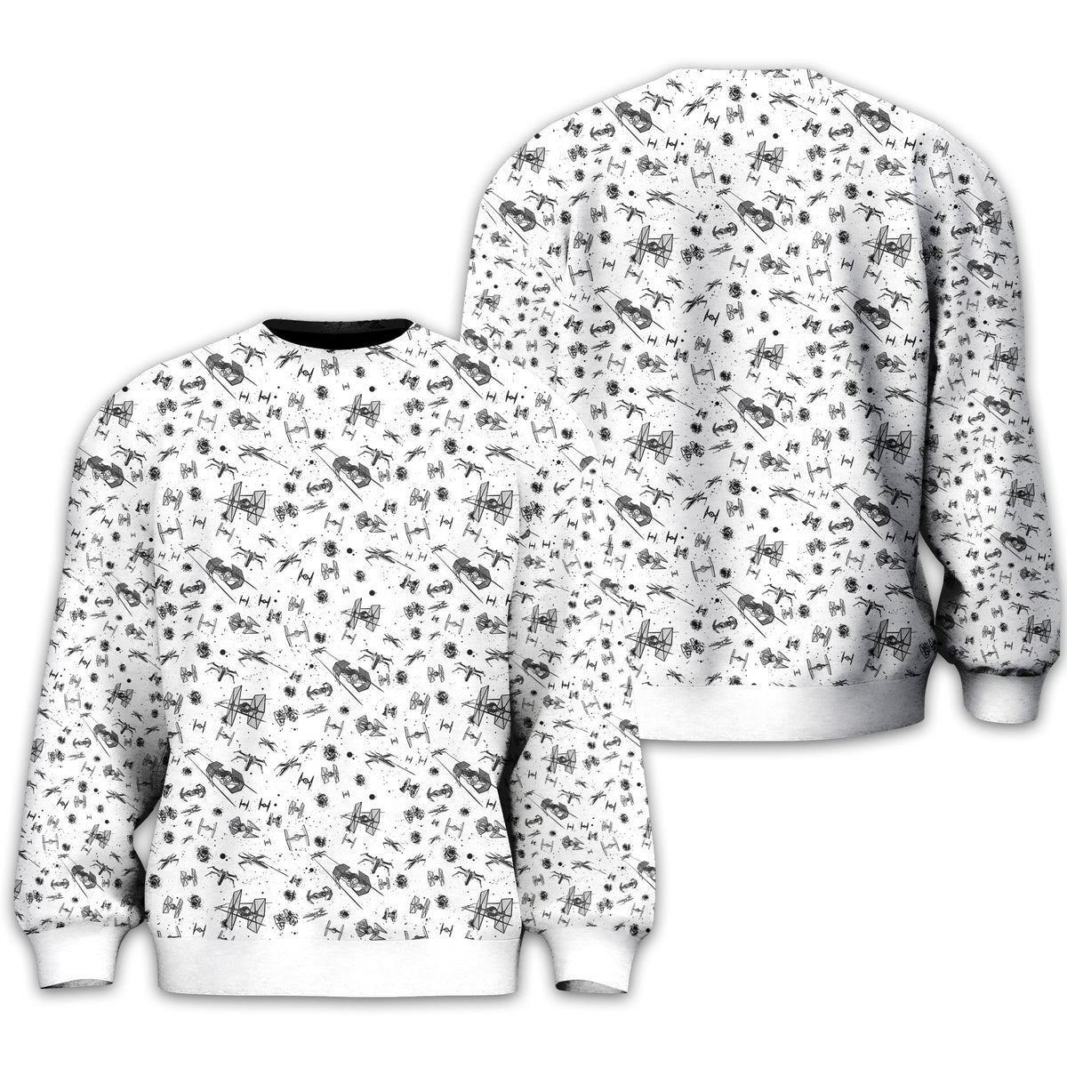 White Galaxy Golf Polo Shirt, Gift For Golfers, Golf Gift For Men