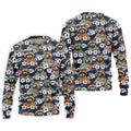 Cool Raccoons in Rainbow Sunglasses Hawaiian Golf Polo, Golf Tops For Men, Golfing Apparel