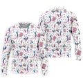 Funny Par Tee Girl Golfer Pattern Golf Polo Shirt, Polo Shirts For Men, Mens Golf Apparel