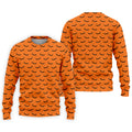 Spooky Bats Orange Halloween Golf Shirt, Polo Shirts For Men, Golf Gift For Men, Golfing Apparel