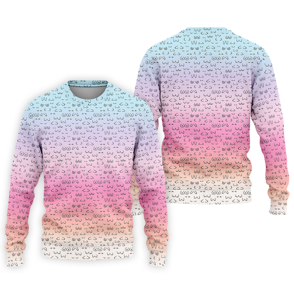 Funny Adult Humor Ombre Golf Shirt, Fun Men's Golf Polos, Polo Shirts For Men, Golf Gift For Him