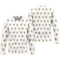 Cartoon Beer Mug Golfer Pattern Golf Polo Shirt, Polo Shirts For Men, Printed Golf Shirts