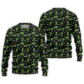 Three Leaf Clover Golf And Beer St Patrick's Day Black Golf Shirt, Fun Golf Shirts For Men, Polo Shirts For Men