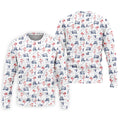 Flamingo Funny Golf Pattern Polo Shirt, Men's Golf Shirt, Golf Apparel For Men