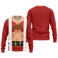 Men's Funny Mrs Claus Costume Golf Shirt, Christmas Golf Shirt, Golf Apparel For Men