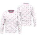 Pink Ribbon Golf Clubs Breast Cancer Polo Shirt, Golf Shirts For Men, Mens Golf Apparel