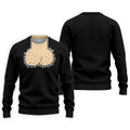 Black Funny Dickhead Faux Chest Golf Shirt, Men's Golf Shirt, Polo Shirts For Men