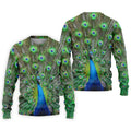 The Peacock Unique Golf Shirt, Golf Tops For Men, Golf Shirts For Men, Polo Shirts For Men