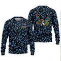 It's Okay To Be Different Autism Awareness Black And Blue Puzzle Pattern Golf Tops For Men, Polo Shirts For Men
