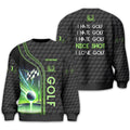 I Hate Golf Nice Shot I Love Golf, Personalized Golf Shirt, Unique Gift For Golfer, Funny Golf Polo Shirt