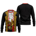 Pirate Captain Outfit Golf Shirt, Swashbuckler Costume Design, Golf Shirt For Men