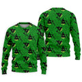 Green Witch Bubble Pattern Halloween Polo Shirt, Polo Shirts For Men, Men's Golf Shirt