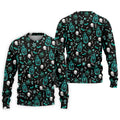 Skull Potion Halloween Pattern Polo Shirt, Printed Golf Shirts, Golf Apparel For Men