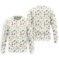 19th Hole Cocktail Drinks Pattern Golf Shirt, Mens Golf Polo, Printed Golf Shirts