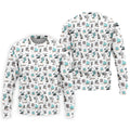 White Desert Golf Pattern Golf Polo Shirt, Golf Polo Shirts For Men, Hawaiian Golf Shirt