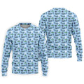 Funny Golf Cart Couple Pattern Men's Golf Shirt, Hawaiian Golf Shirt, Golf Apparel For Men