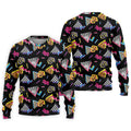 Abstract Geometric Leopard Zebra Animal Stripes 80s 90s Style Golf Tops For Men, Golf Shirts For Men