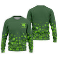 Shenanigans Coordinator Golf Ball Pattern St Patrick Day Green Golf Shirt, Golf Tops For Men, Golf Shirts For Men