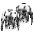 Haunted Shadow Silhouette Golf Polo Shirt, Men's Golf Shirts, Hawaiian Golf Shirt