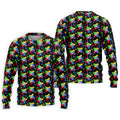 It's Okay To Be Different Autism Puzzle Golf Tops For Men, Autism Awareness Colors Golf Shirts For Men