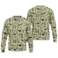 Mushroom Pattern Hand-drawn Art Hawaiian Golf Shirt, Men's Golf Shirt, Polo Shirts For Men