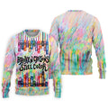 Broken Crayons Still Color Suicide Awareness Golf Polo Shirt, Mens Golf Polo
