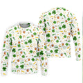 St Patrick's Day Beer Golden Horseshoes Shamrock Golf Shirt, Polo Shirts For Men, Golf Shirts For Men