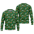 St Patrick's Day Leprechaun Golf Pose Rainbow Gold Pot Shamrock Golf Shirt, Golf Tops For Men, Golf Shirts For Men
