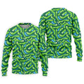 Golf Course Layout Golf Shirt, Fairway Water Hazard Pattern, Golf Shirt For Men