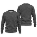 Black Text Pattern Golf Polo Shirt, Golf Shirts For Men, Printed Golf Shirts