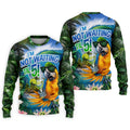 Parrot Life Not Waiting Til 5 Tropical Golf Shirt, Hawaiian Golf Shirt, Mens Golf Shirts, Golf Apparel For Men