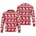 Reindeer Humping Seamless Pattern Golf Shirt, Christmas Golf Shirt, Golf Shirts For Men, Golf Gift For Men