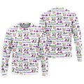 Wine Lover Golf Shirt, Grape Humor Print, Golf Shirts For Men